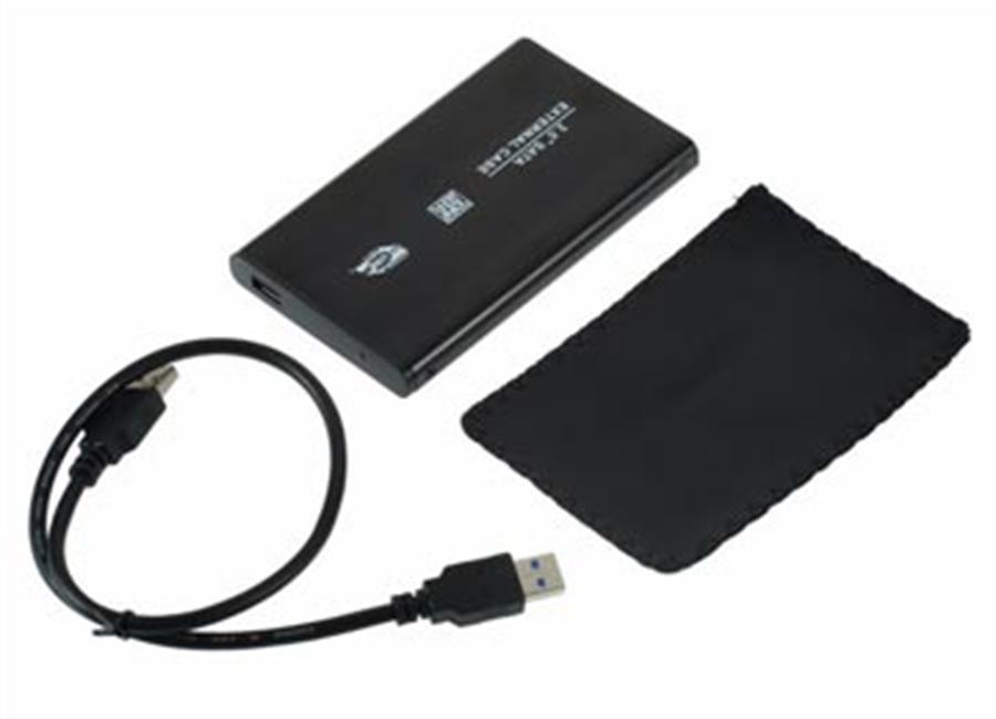 Carry disk 2.5 SATA USB 3.0 Negro con funda