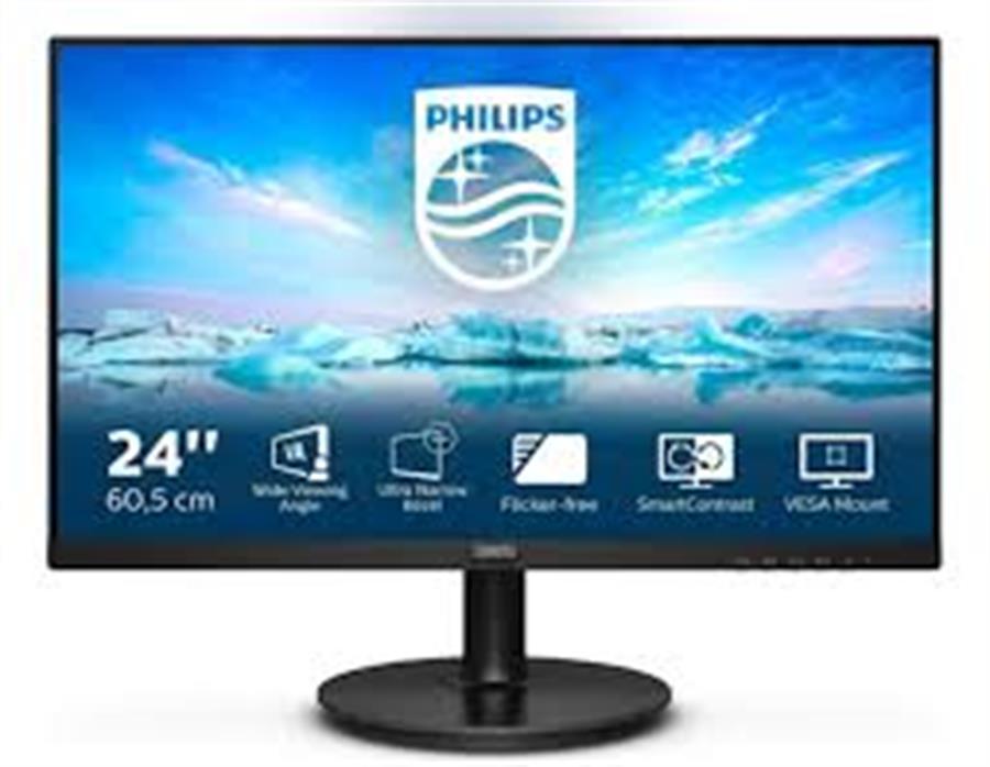 Monitor Philips 24 pulgadas LCD Full HD 75Hz HDMI VGA