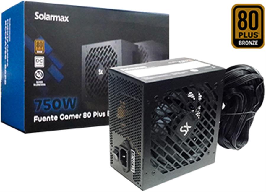 Fuente Solarmax 750W 80 PLUS BRONZE
