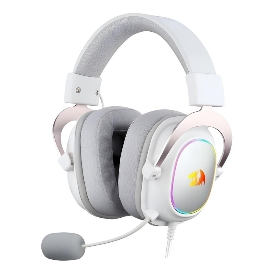 Auriculares gamer Redragon Zeus X H510 RGB Blanco