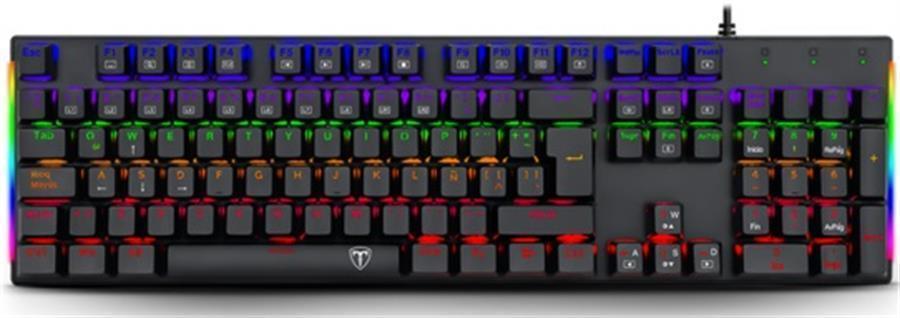 Teclado mecánico gamer T-Dagger Naxos T-TGK310 Negro