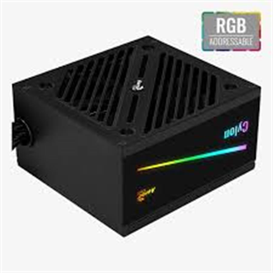 Fuente Aerocool Cylon 500W RGB 80 Plus Bronze