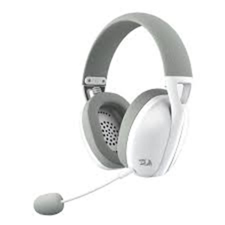 Auriculares gamer Redragon Ire H848 inalámbricos / wireless Blanco y gris