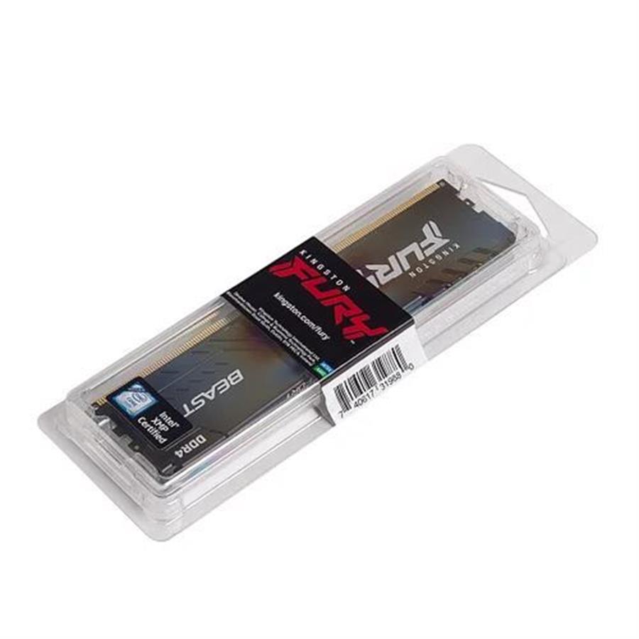 Memoria RAM 8GB Kingston 3200 mhz DDR4 FURY BEAST