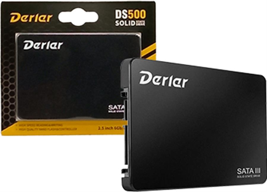 DISCO SOLIDO SSD 256GB 2.5 SATA III DERLAR DS500 LECTURA 450MB ESCRITURA 400MB