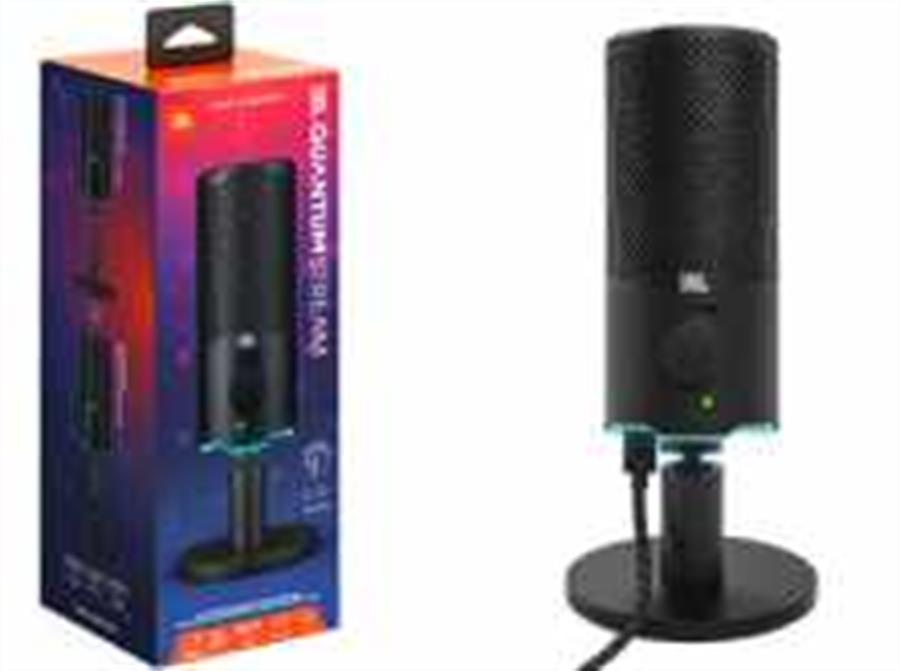 Micrófono JBL QUANTUM doble condensador Negro