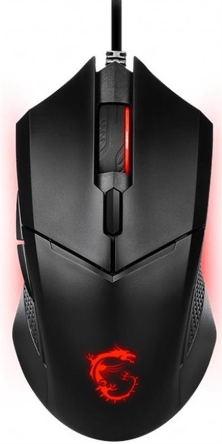 Mouse para juegos / Mouse gamer MSI Clutch GM08 Negro
