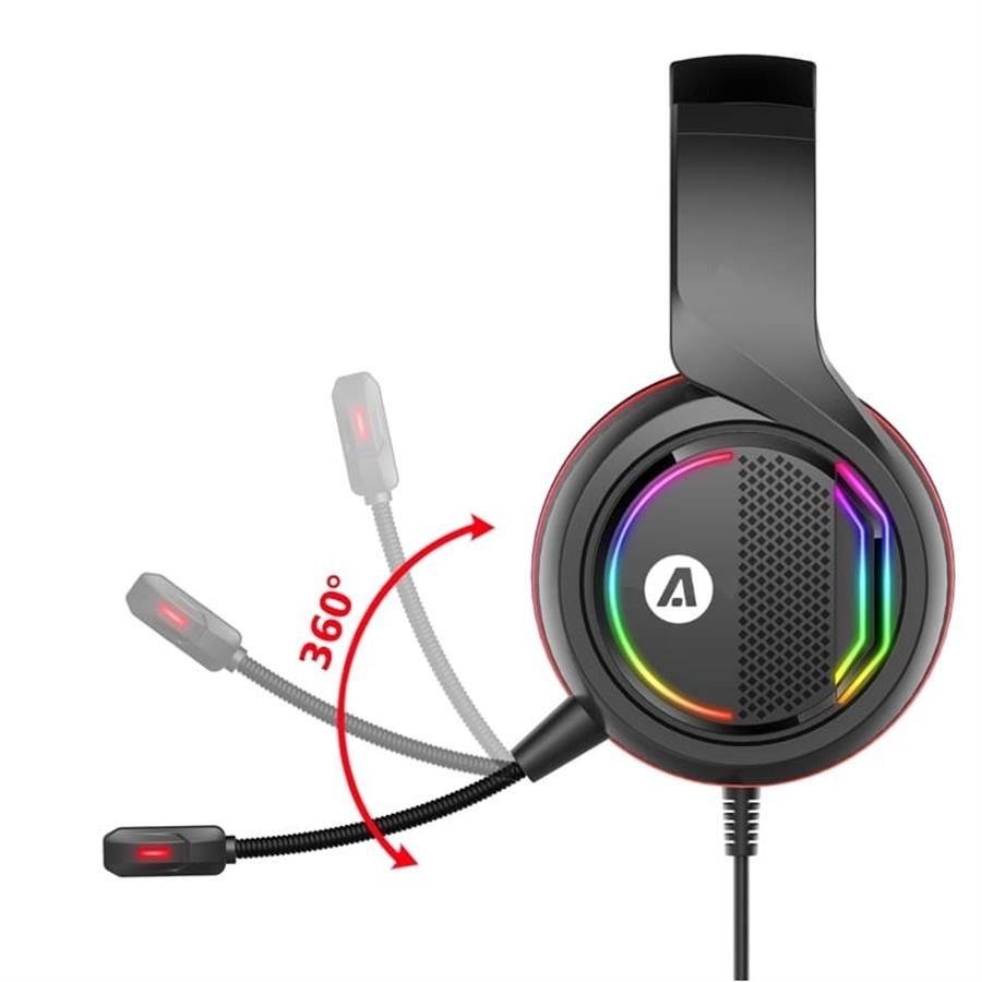 Auriculares para juegos  Aliver AG-HP01 RGB USB - AZUL