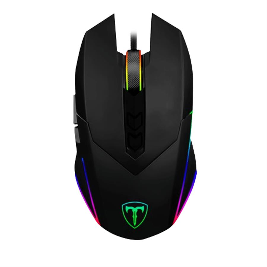 Mouse gamer T-Dagger T-TGM301 Lieutenant RGB 12000dpi Macros Negro