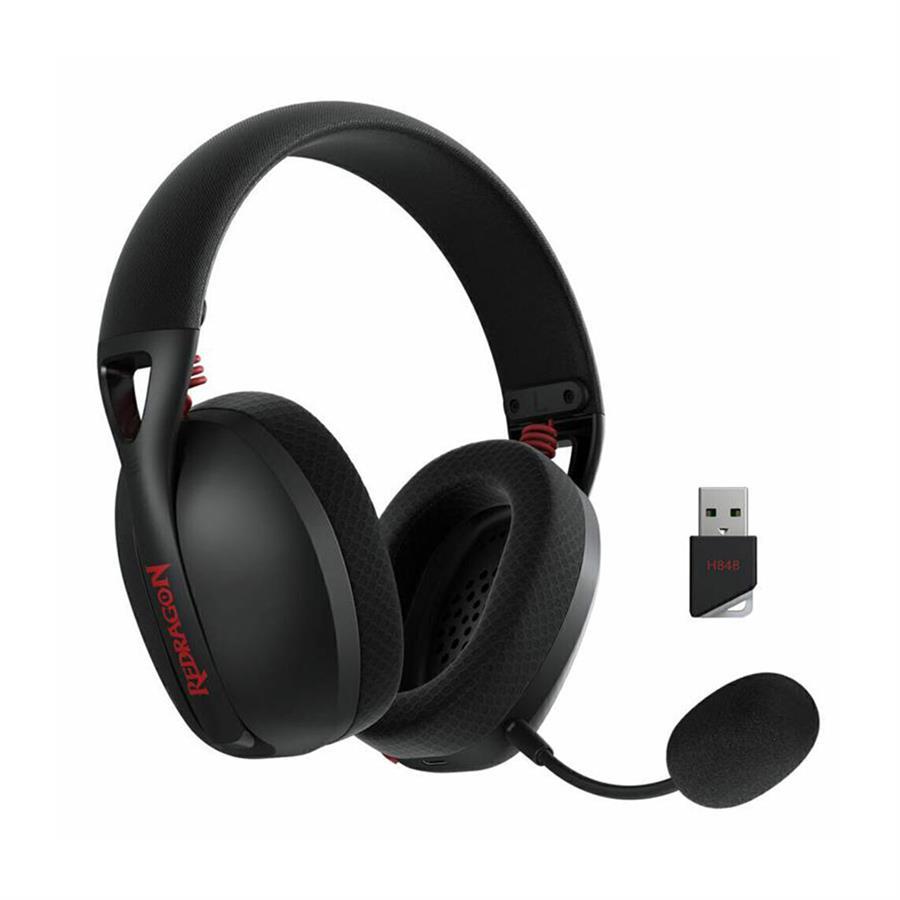 Auriculares gamer Redragon Ire H848 inalámbricos / wireless Negro
