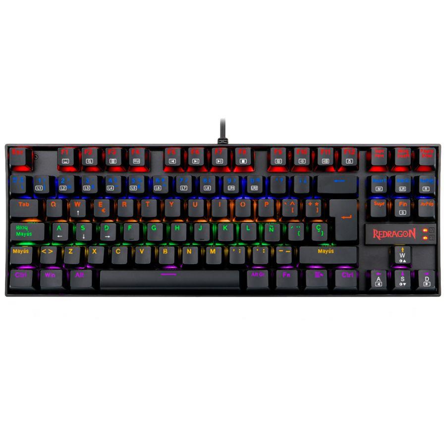Teclado gamer Redragon Kumara K552 Switches Blue Color Negro