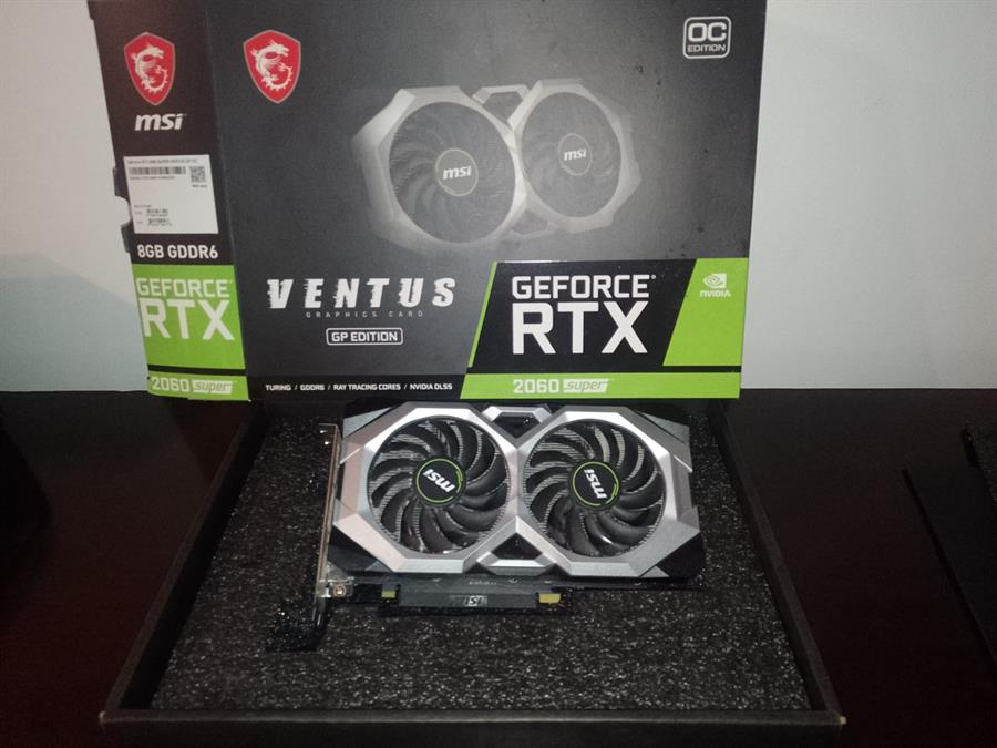 Placa de video RTX 2060 Super 8GB DDR6 MSI **OUTLET
