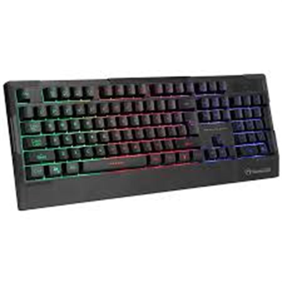 Teclado de membrana Marvo K606 RGB para juegos Negro