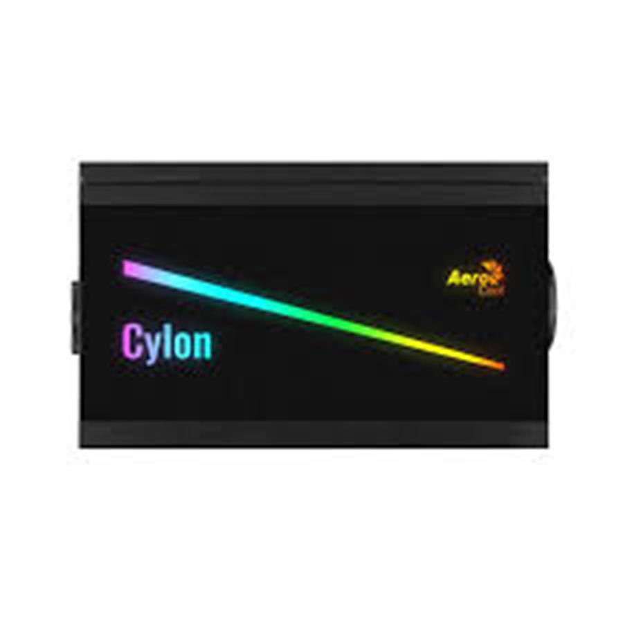 Fuente Aerocool Cylon 500W RGB 80 Plus Bronze