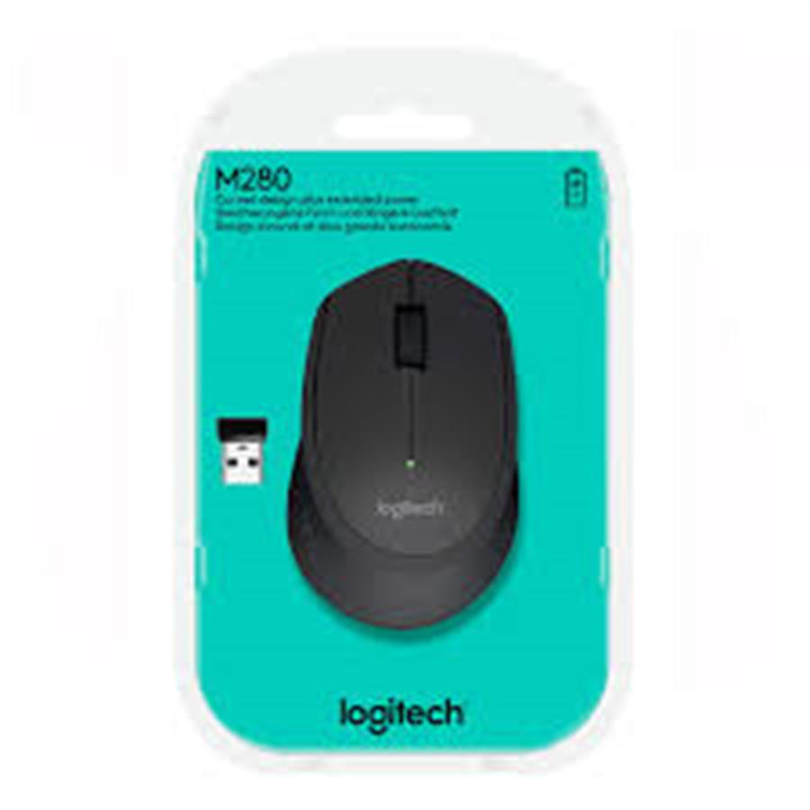 Mouse Logitech M280 Negro inalámbrico